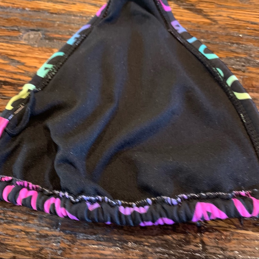 OP Ocean Pacific Bikini Hearts Hippy Love Peace - Picture 7 of 12